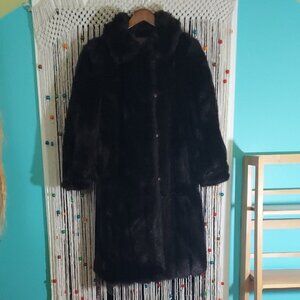 St. Moritz Sportowne Brown Faux Fur Coat